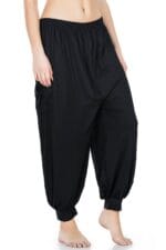 Derya Kurşun Siyah Manşetli Şalvar 0527-SYH - Görsel 2