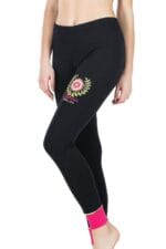 Derya Kurşun Baskılı Yüksek Bel Kadın Tayt 0538 - Görsel 3