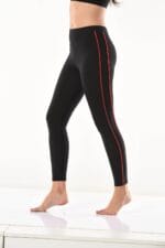 Derya Kurşun Şeritli Kadın Tayt 0592 - Görsel 3