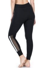 Derya Kurşun Transparan Detaylı Kadın Tayt 0605 - Görsel 2