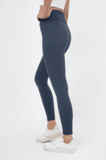 Derya Kurşun Lacivert Yüksek Bel Fitilli Tayt 0608 - Görsel 2