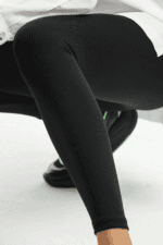 Derya Kurşun Siyah Yüksek Bel Fitilli Tayt 0608 - Görsel 3