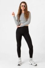 Derya Kurşun Yüksek Bel İçi Polarlı Dalgıç Tayt 0609