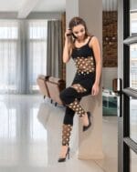 Derya Kurşun Askılı Kadın Tayt Takım 1501