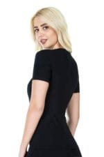 Derya Kurşun Yarım Kol V Yaka Kadın Tişört 227 - Görsel 2