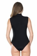 Derya Kurşun Balıkçı Yaka Çıtçıtlı Kadın Body 319 - Görsel 2