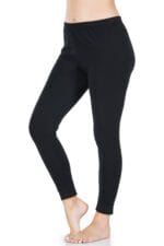 Derya Kurşun Paça Dantelli Uzun Kadın Tayt 413 - Görsel 2