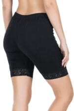 Derya Kurşun Paçası Dantelli Dizüstü Kadın Tayt 415 - Görsel 2