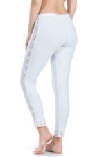 Derya Kurşun Dantel Şeritli Uzun Kadın Tayt 416 - Görsel 2