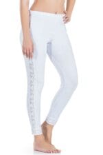 Derya Kurşun Dantel Şeritli Uzun Kadın Tayt 416 - Görsel 3