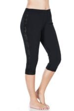 Derya Kurşun Şeritli Kısa Kadın Tayt 417 - Görsel 3