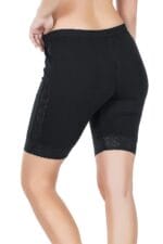 Derya Kurşun Dantelli Uzun Kadın Şort 418 - Görsel 2