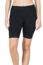 Derya Kurşun Dantelli Uzun Kadın Şort 418 - Görsel 3