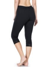 Derya Kurşun Paçası Dantelli Kısa Kadın Tayt 421 - Görsel 2