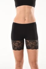 Derya Kurşun Dantelli Kısa Kadın Şort Tayt 496 - Görsel 2