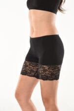 Derya Kurşun Dantelli Kısa Kadın Şort Tayt 496 - Görsel 3