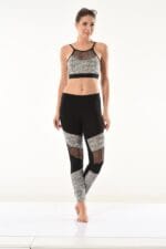 Derya Kurşun File Detaylı Büstiyer Tayt Takım 532 - Görsel 3