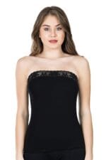 Derya Kurşun Dantelli Straplez Kadın Atlet 247 - Görsel 2