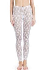 Derya Kurşun Dantelli Kadın Tayt 419 - Görsel 2