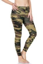 Derya Kurşun Kamuflaj Desenli Uzun Kadın Tayt 443 - Görsel 3