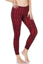 Derya Kurşun Varak Desenli Kadın Tayt 457 - Görsel 2