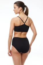 Üçlü Siyah Klasik Bato Külot 1903S - Görsel 2